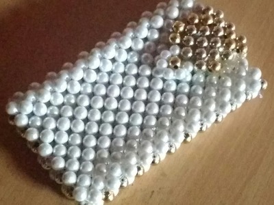 Basic Pearl Beaded Mobile Cover III - DIY # 3