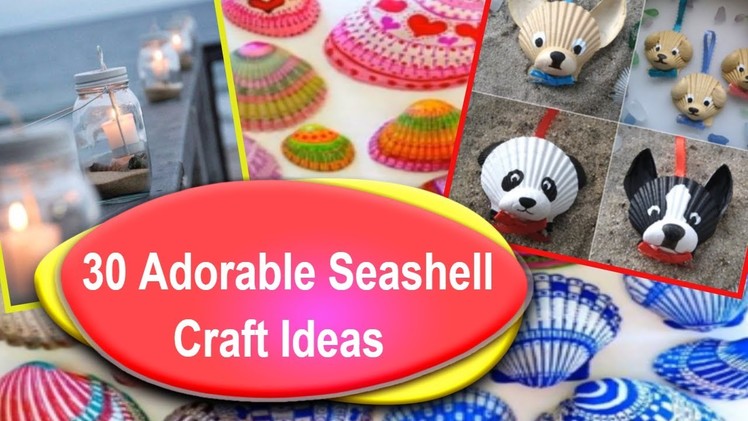 Best  30 DIY Seashell Decor Ideas