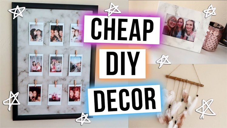 Cheap & Easy DIY Room Decor!! | ohhitsonlyalice