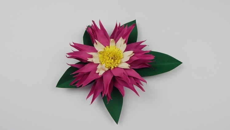 Decoration quilling aster DIY papercraft flower table deco crafting with paper