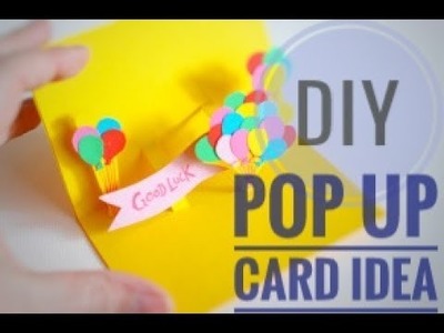 DIY : 3D Pop up Birthday Greetings card idea -3