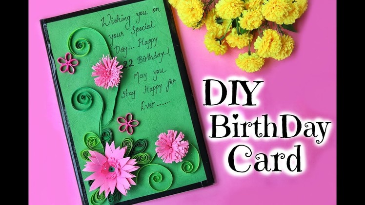 DIY: Birthday Card for Friend | Easy Handmade Paper Quilling Card |  Best Gift Idea | Shweta Verma