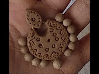 DIY:Chandbalis using terracotta clay|Firstever terracotta clay chandbalis video on youtube