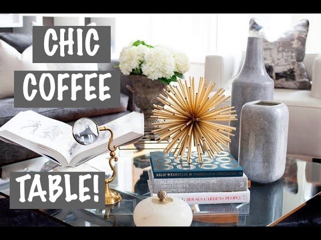 DIY‼️CHIC COFFEE TABLE DESIGN AND DECOR‼️