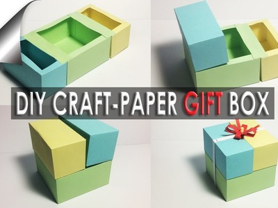 DIY crafts: Paper GIFT BOX (Easy)