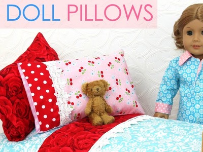 DIY Doll Bed Pillows for 18 inch Dolls