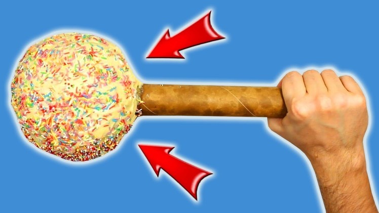 DIY - Giant Cake on a Stick CAKE POPS. How to make it at home