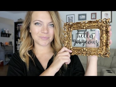 DIY Glass Frames with Sayings!