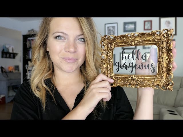 DIY Glass Frames with Sayings!