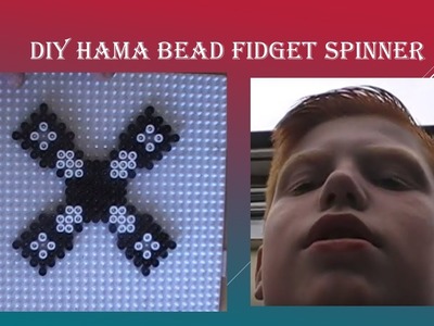 DIY Hama Bead fidget spinner