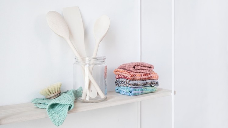 DIY : Knit a dishcloth by Søstrene Grene