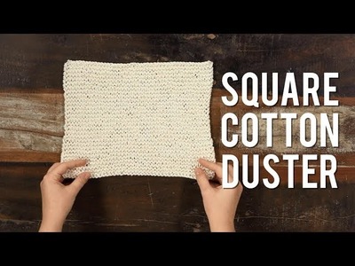 DIY Knitted Duster Pad | Interweave Yarn Hacks