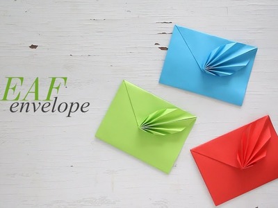 DIY: Leaf Envelope