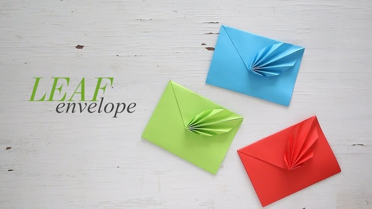 DIY: Leaf Envelope
