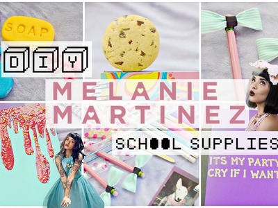 DIY Melanie Martinez School Supplies - Notebooks,Erasers and more | EASY Back To school DIY's