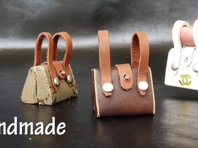 DIY Miniature Realistic  Bags #1 -  Handmade Dollhouse