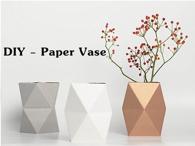 DIY - Origami Paper Vase | Dancing Vase
