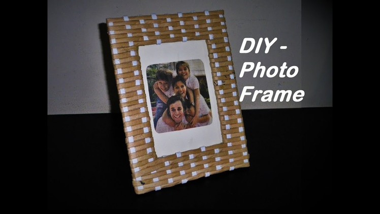 DIY - Photo Frame Easy to Make. With Paper |
