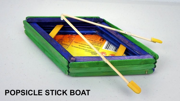 DIY Popsicle Stick Boat | Toy for kids - Easy Craft ideas