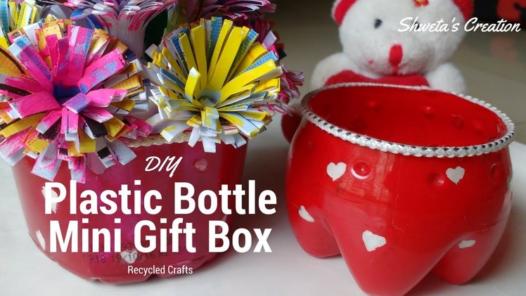 DIY Recycled Plastic Bottle Crafts | Mini Gift Basket | Best Out Of Waste