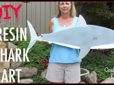 DIY Resin Shark Decor for Shark Week!  Craft Klatch