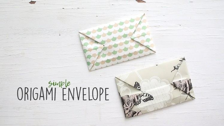 DIY: Simple Origami Envelope