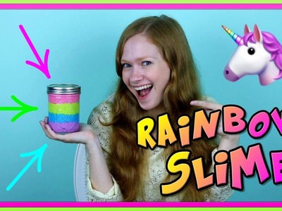 DIY: Sparkly Rainbow Unicorn Fluffy Slime! ???? | StephKayCee