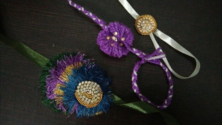 DIY three type of rakhi for rakshabandan easy and beautiful