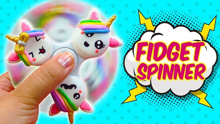 ♥ DIY: Unicorn Fidget Spinner ♥
