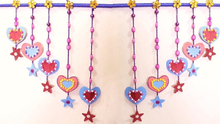 DIY : Wall Hanging | Heart Wall Hanging for Home Decorations | Home Decorating Ideas on a Budget