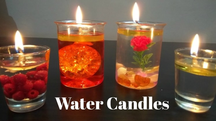 DIY Water candles | Making candles with WATER!?