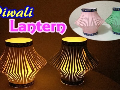 Easy Diwali Lantern Making at Home | Diy Paper Lantern | Diwali Decoration Ideas with Paper