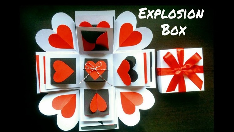 Explosion Box | DIY | Valentine's Day Surprise Box | Explosion Box for Husband.Boyfriend