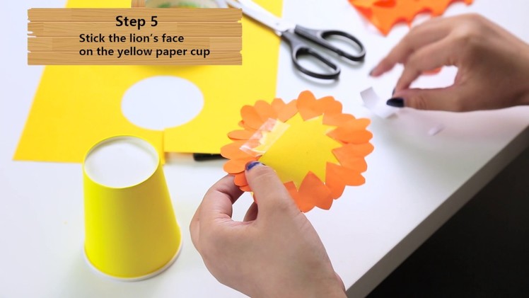 Homemade Props-Paper Cup Lion