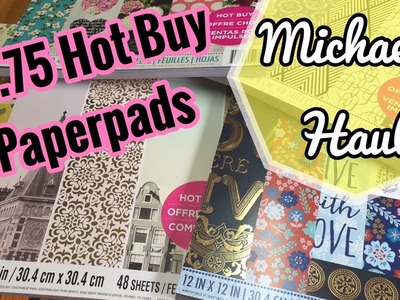Hot buy paper for $3.75!!. Michaels haul and chit chat