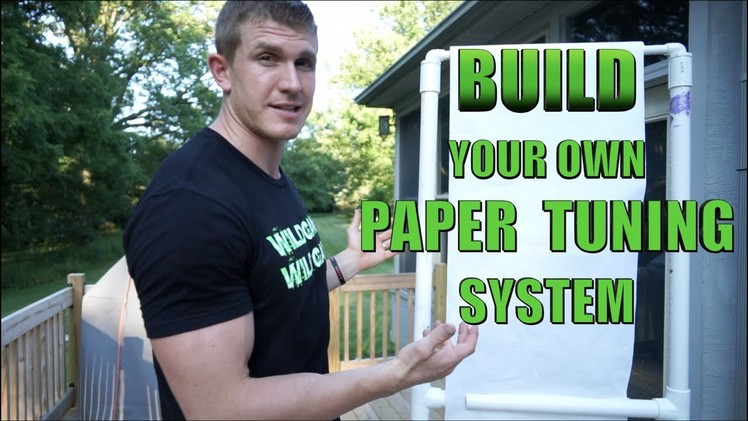How To Build A Paper Tuning Rack At Home | Bowmar Bowhunting |