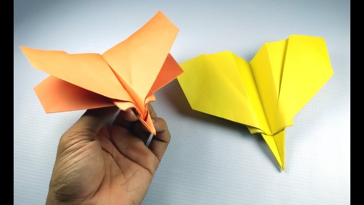 How to fold dragon paper planes papierflieger bauanleitung DIY
