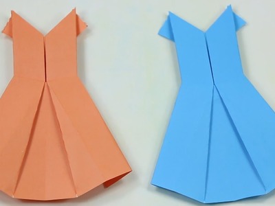 How to Make Paper Dress-Easy Tutorials for Beginners|How to make Origami dress-Origami wedding dress