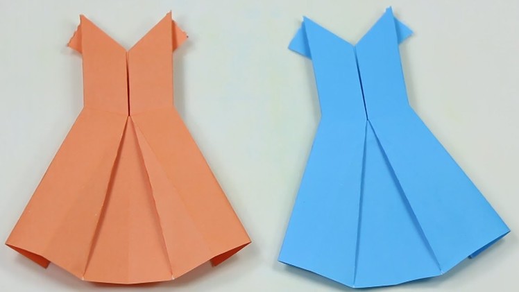 How to Make Paper Dress-Easy Tutorials for Beginners|How to make Origami dress-Origami wedding dress