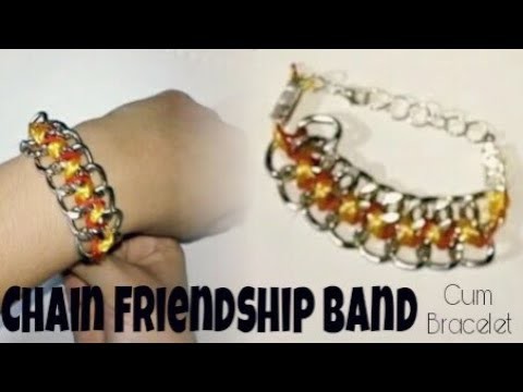 How to make simple friendship Band||DIY friendship bracelet at home