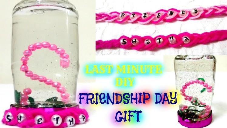 Last minute Friendship Day Gift | Easy DIY Snowglobe with Friendship Band