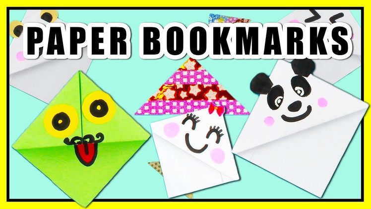 Paper Bookmarks Corners ????Easy DIY Crafts [Life Hacks]