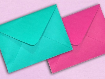 Paper Envelope Making Without Glue or Tape - DIY Easy [Origami Envelope]