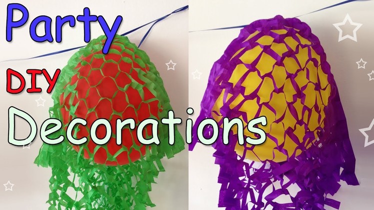 Party DIY Decorations - Decorated Balloons Garland Ana | DIY Crafts