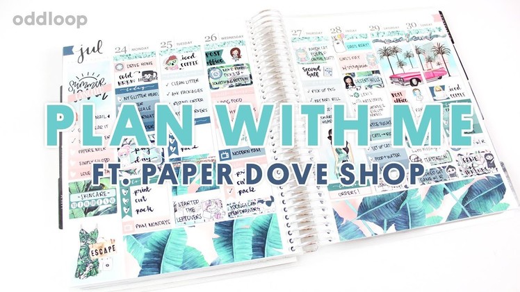 Plan With Me ft. Paper Dove Shop "Michelle" + GIVEAWAY. oddloop