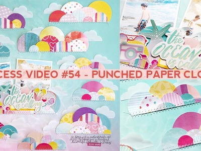 Process Video #54 - Punched Paper Clouds