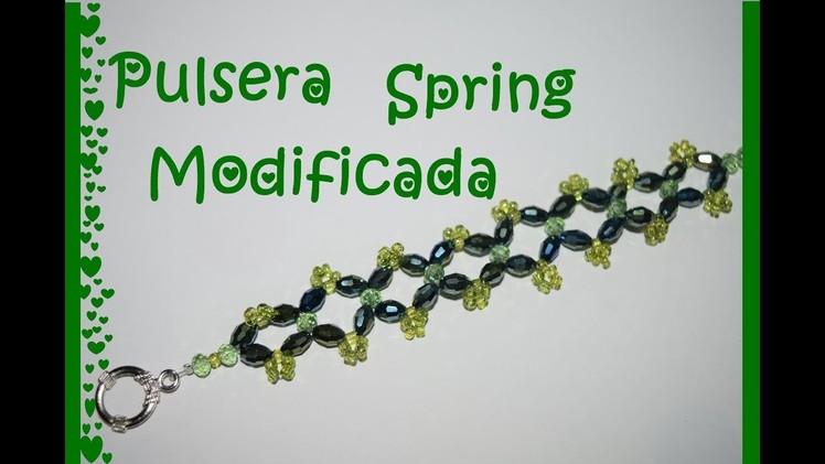 Pulsera Spring Modificada - Tutorial - DIY