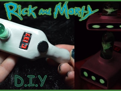 Rick and Morty Portal Gun - Polymer Clay D.I.Y