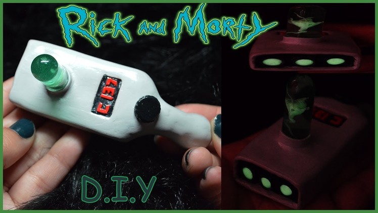 Rick and Morty Portal Gun - Polymer Clay D.I.Y