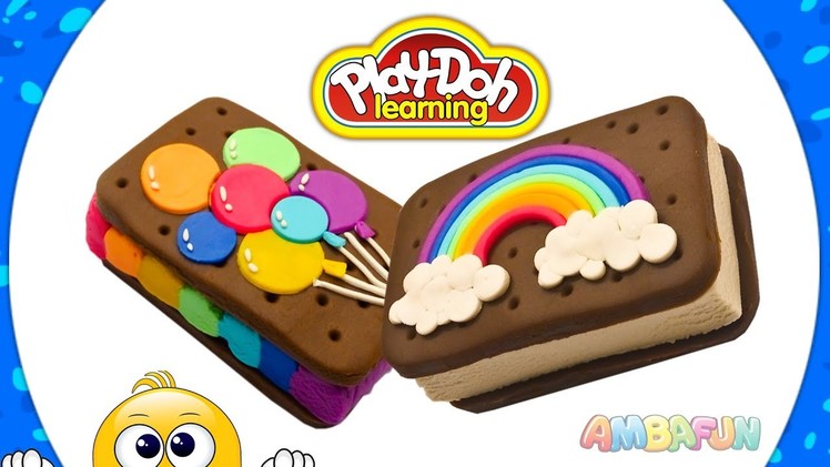 Sandwich Ice Cream. DIY for Kids. Crafts with Play Doh. Educational Videos for Kids. Learn Colors